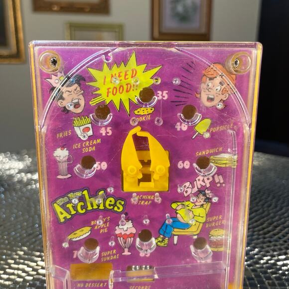 Vintage 1987 The New Archies Pinball/Pachinko Handheld Game Jughead/Archie - Picture 10 of 11